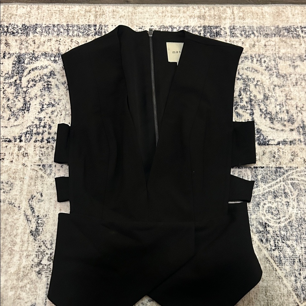 Mason Charcoal Zip-Up Vest